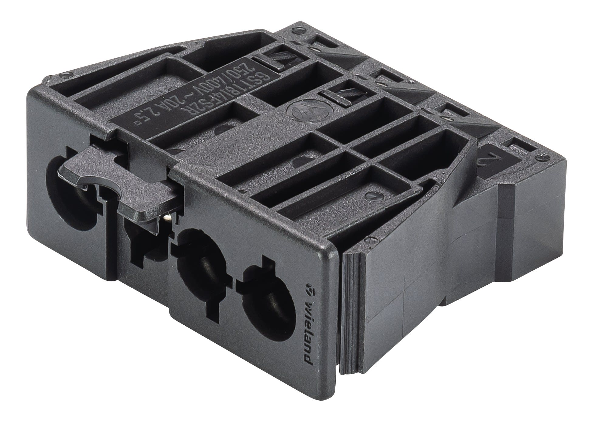 Wieland - embase GST18i4 mâle à ressort Noir