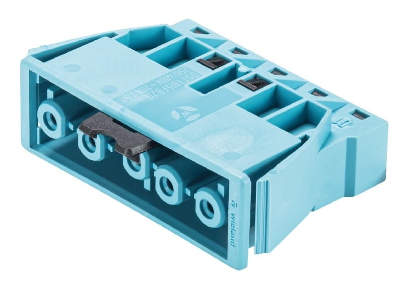 Wieland - embase GST18i5 femelle à ressort Bleu pastel