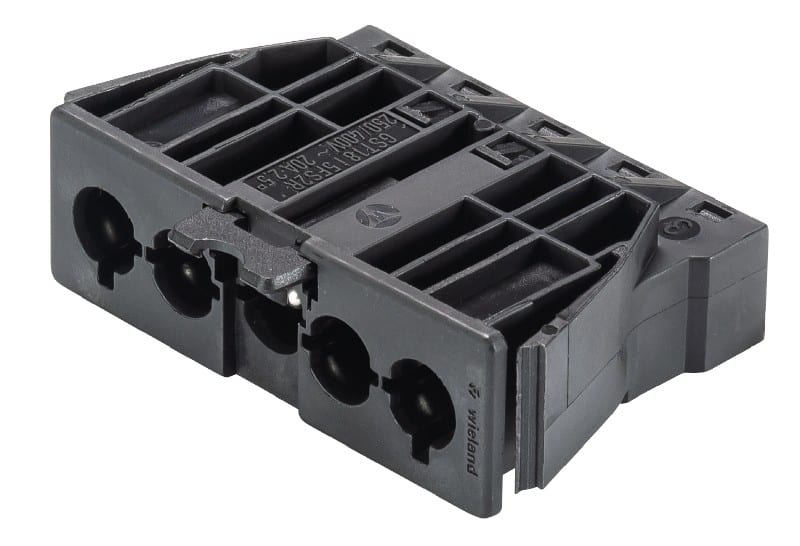 Wieland - embase GST18i5 mâle à ressort Noir
