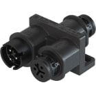 Wieland - Répartiteur RST08i3 1E/2S noir
