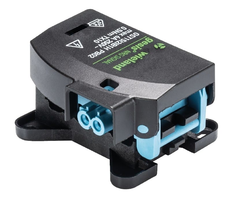 Wieland - dérivateur sur cable plat GST15i2 dali bleu