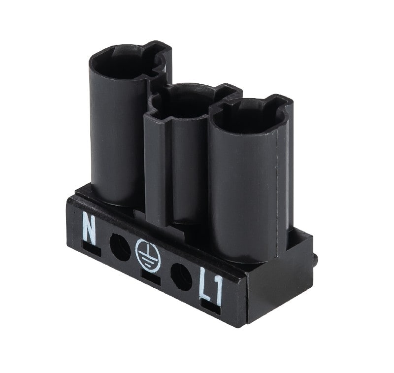 Wieland - connecteur mâle GST18i3l s1v noir
