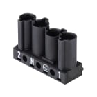 Wieland - connecteur GST18i4 ci droit mâle à souder Noir