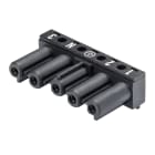 Wieland - connecteur GST18i5 ci droit femelle à souder Noir