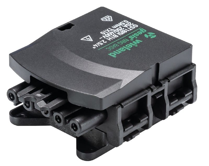 Wieland - adaptateur GST18i5 femelle Power Noir pour cP 5p