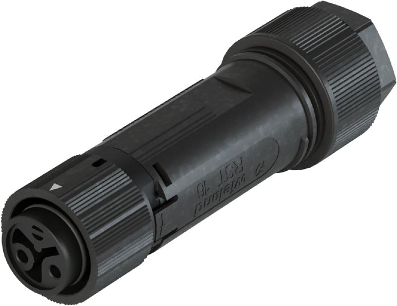 Wieland - Connecteur RST16i2 femelle à vis noir (7,1-13mm)