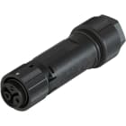 Wieland - Connecteur RST16i2 femelle à vis noir (7,1-13mm)