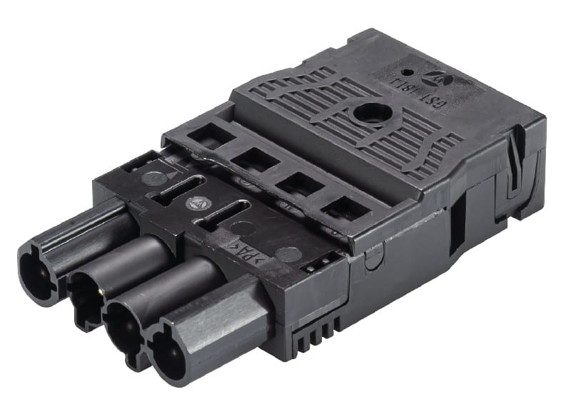 Wieland - connecteur GST18i4 mâle s2 zr1 noir