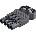 Wieland - connecteur GST18i4 mâle s1 zr1 noir