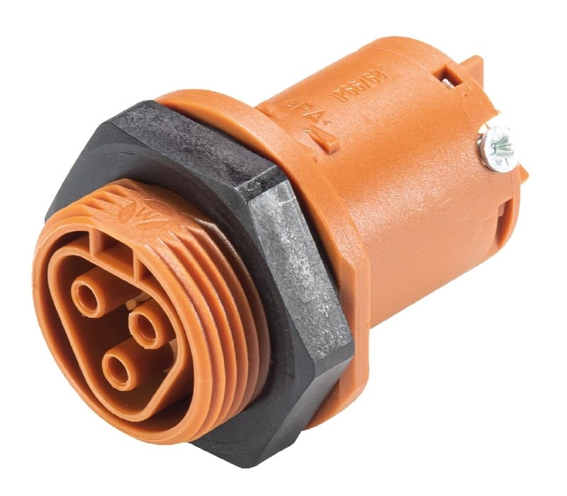 Wieland - embase RST20i3 femelle M25 à vis Marron