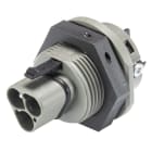 Wieland - embase RST25i3 mâle M25 à vis Gris foncé
