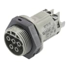 Wieland - embase RST25i5 femelle à vis M25 6mm² Gris