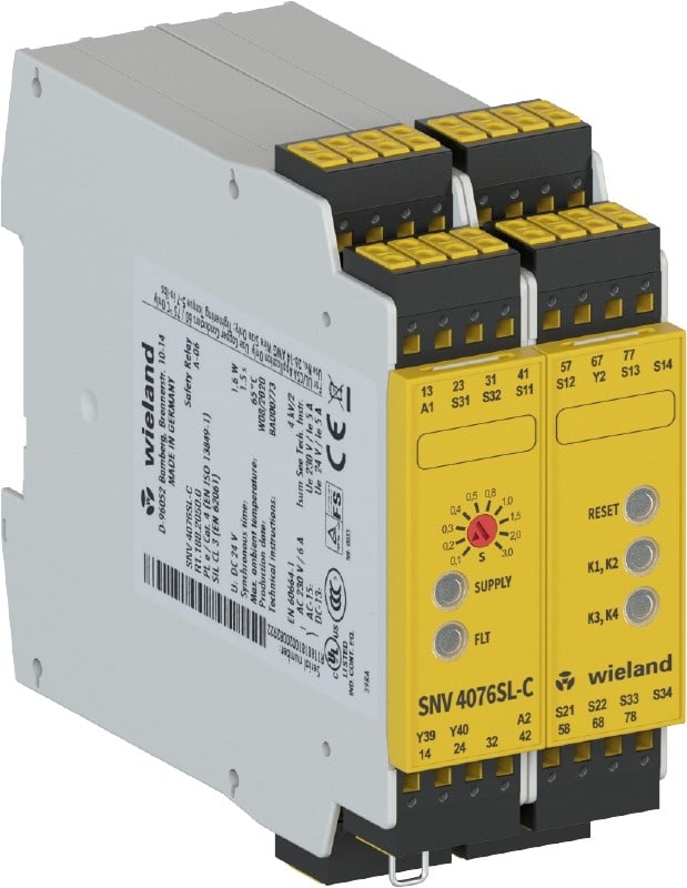 Wieland - snv4076sl-c 3s dc 24v-dispositif pour la surveillance circuits sécurisés