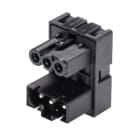 Wieland - coupleur intermédGST15i3z 1p1u w noir