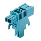 Wieland - répartiteur BST14i2 1E/2S en T Bleu