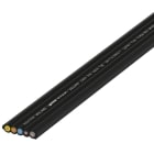 Wieland - câble plat 5G2,5 pvc noir type Eca