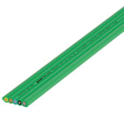 Wieland - câble plat 5G2,5 pvc vert type Eca