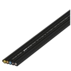Wieland - Câble plat gesis NRG 5G4² sans halogène noir (B2ca)