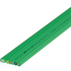 Wieland - Câble plat 5Gg4+2x1,5 pvc vert type Eca