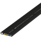 Wieland - Câble plat gesis NRG 5G2,5+2x1,5 sans halogène noir (B2ca)