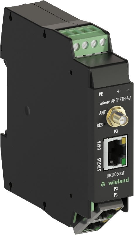 Wieland - Point d'accès WIFI WIENET 3 ports ethernet pour antenne déportée