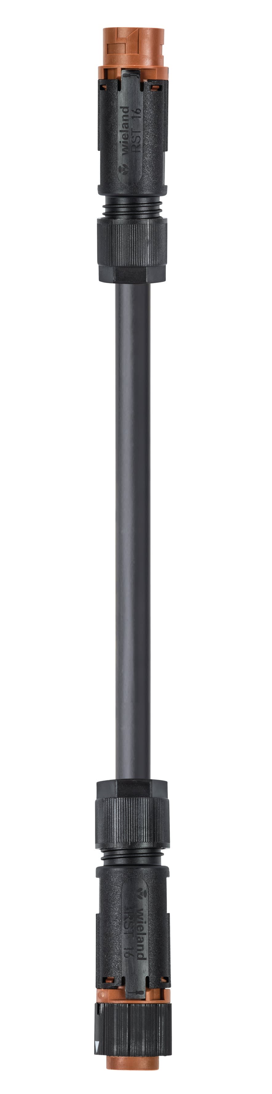 Wieland - cordon RST16i2 2m M/F 1,5² HO5VVF Marron (Eca)