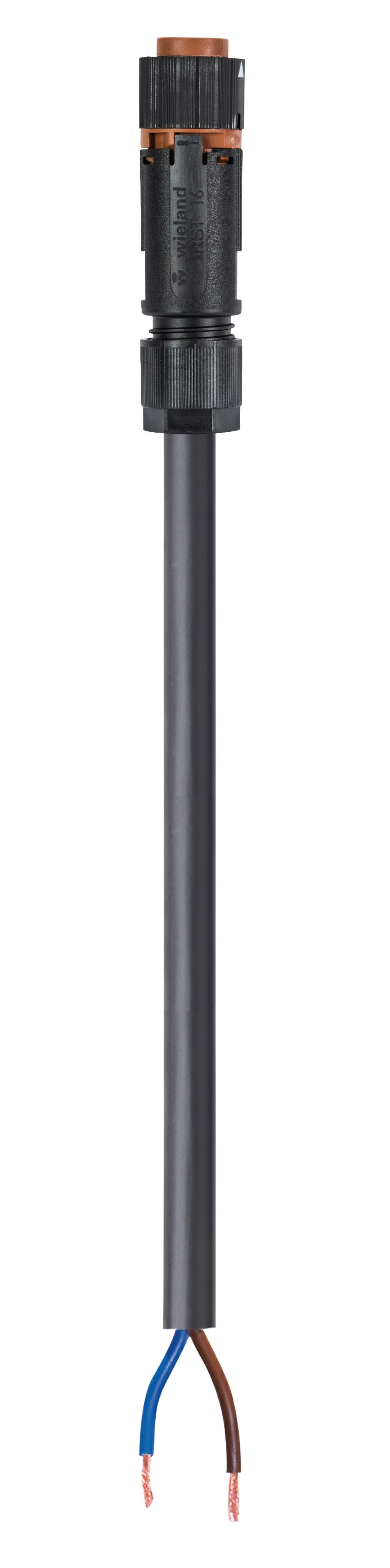 Wieland - cordon RST16i2 5m F/- 1,5² HO7RNF Marron (Eca)