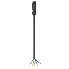 Wieland - Cordon RST16i5 1m M/- 1,5² HO7RNF Noir (Eca)