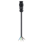 Wieland - cordon RST20i4 1m F/- 2,5² HO7RNF Noir