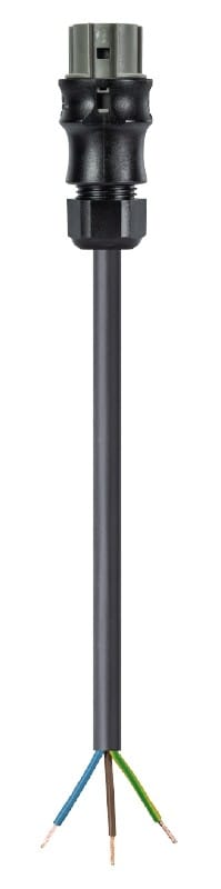 Wieland - cordon RST25i3 2m F/- 4² HO7RNF Gris foncé