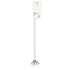 Wieland - cordon GST15i5 1m m/- 1,5² HO5Z1Z1f blanc (Bca)