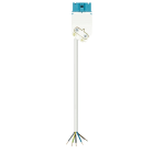 Wieland - cordon GST15i5 3m m/- 1,5² HO5VVf bleu pastel (Eca)