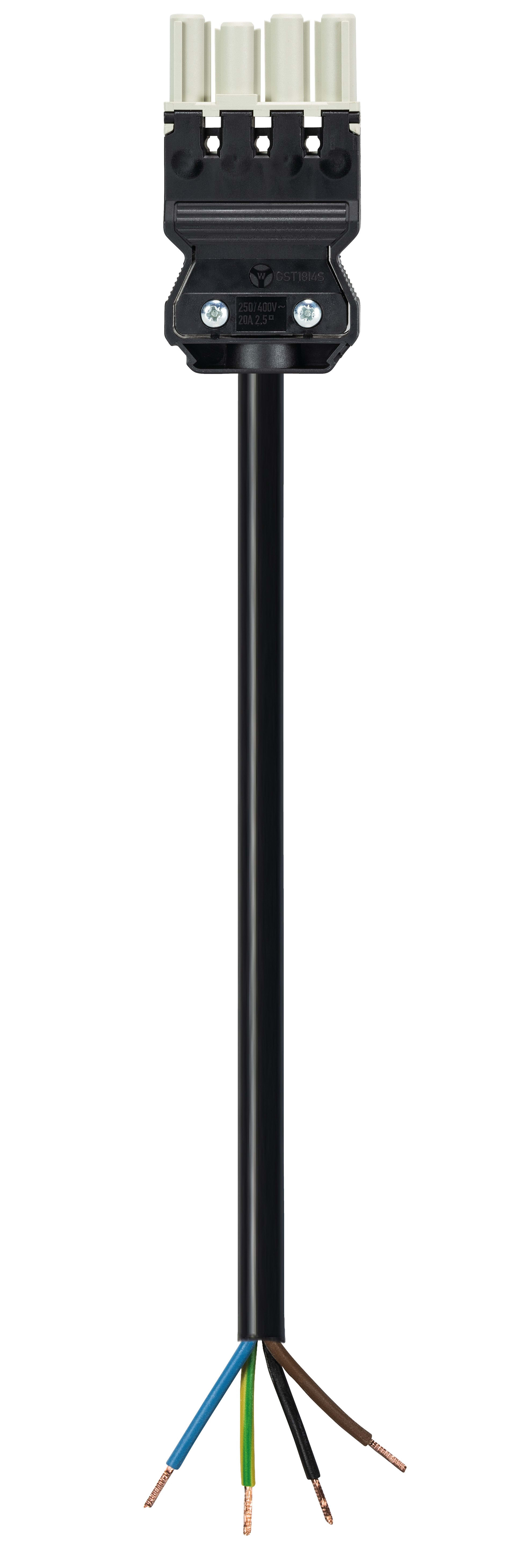 Wieland - Cordon GST18i4 1m M/- 1,5² HO5Z1Z1F Gris (Cca)