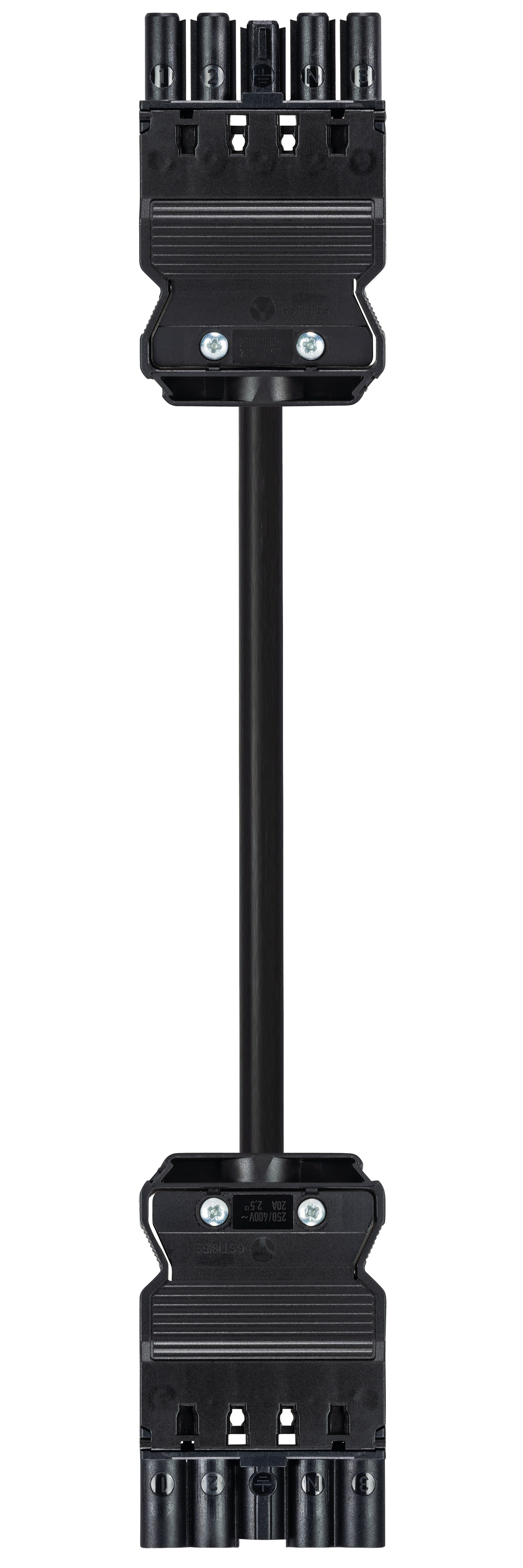 Wieland - cordon GST18i5 3m M/F 1,5² HO5Z1Z1F Noir (Dca)