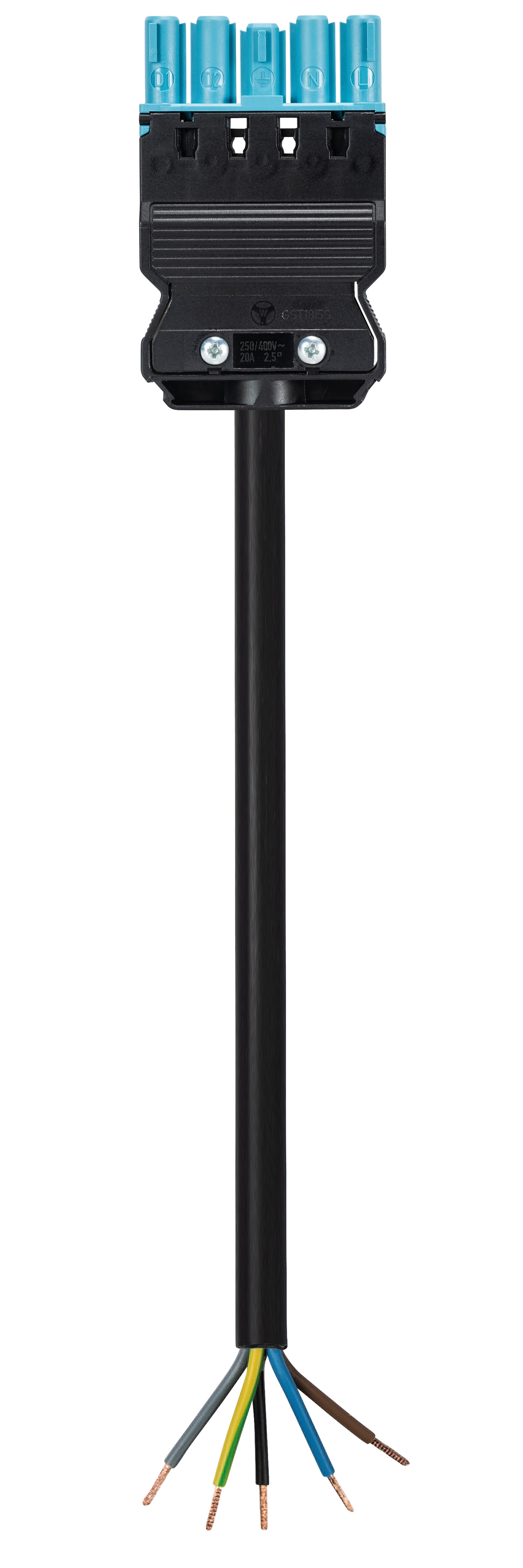 Wieland - cordon GST18i5 6m F/- 1,5² HO5Z1Z1F Bleu pastel (cca)