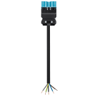 Wieland - cordon GST18i5 1,5m M/- 1,5² HO5Z1Z1F Bleu pastel (cca)