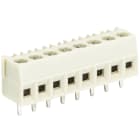 Wieland - connecteur PCB 3 pôles séries 8593 sortie horizontale pas de 3,50mm avec marquag