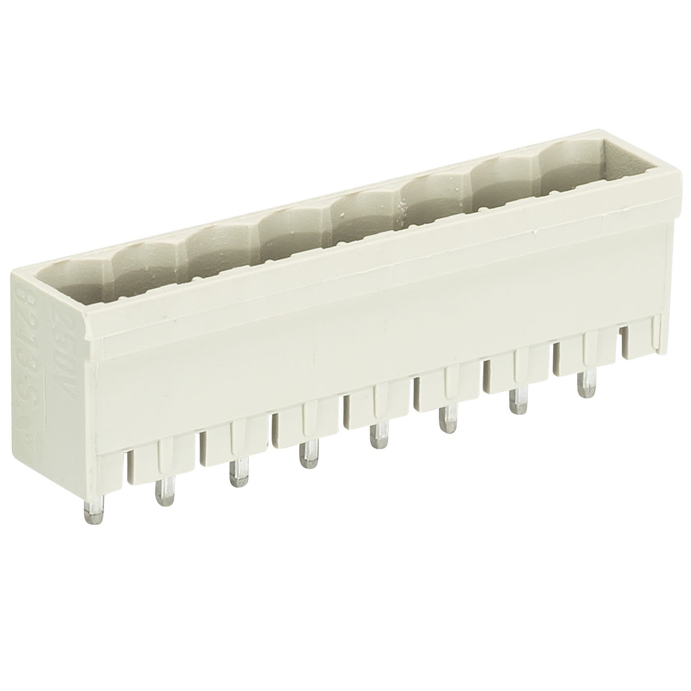 Wieland - embase droite PCB mâle fermée 21 pôles séries 8213 s pas de 5,08mm sans marquage
