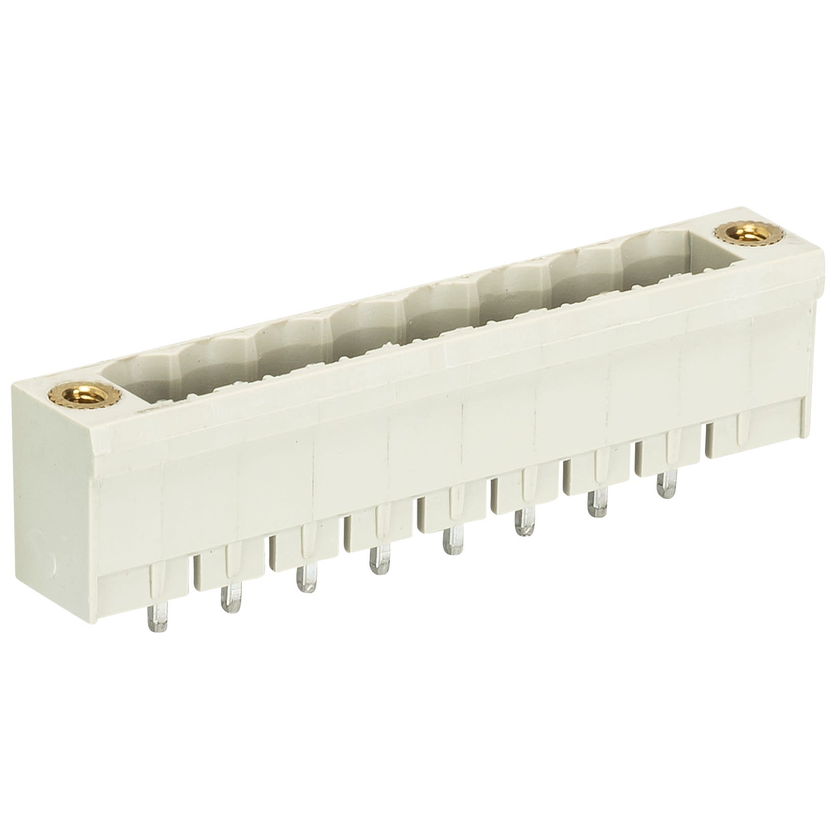 Wieland - embase droite PCB mâle fermée 16 pôles séries 8213 s e pas 5,08mm sans marquage