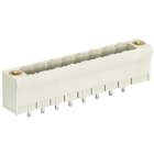 Wieland - embase droite PCB mâle fermée 16 pôles séries 8213 s e pas 5,08mm sans marquage