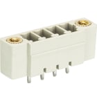 Wieland - embase PCB mâle droit 12 pôles séries 8813 s pas de 3,81mm sans marquage + flasq