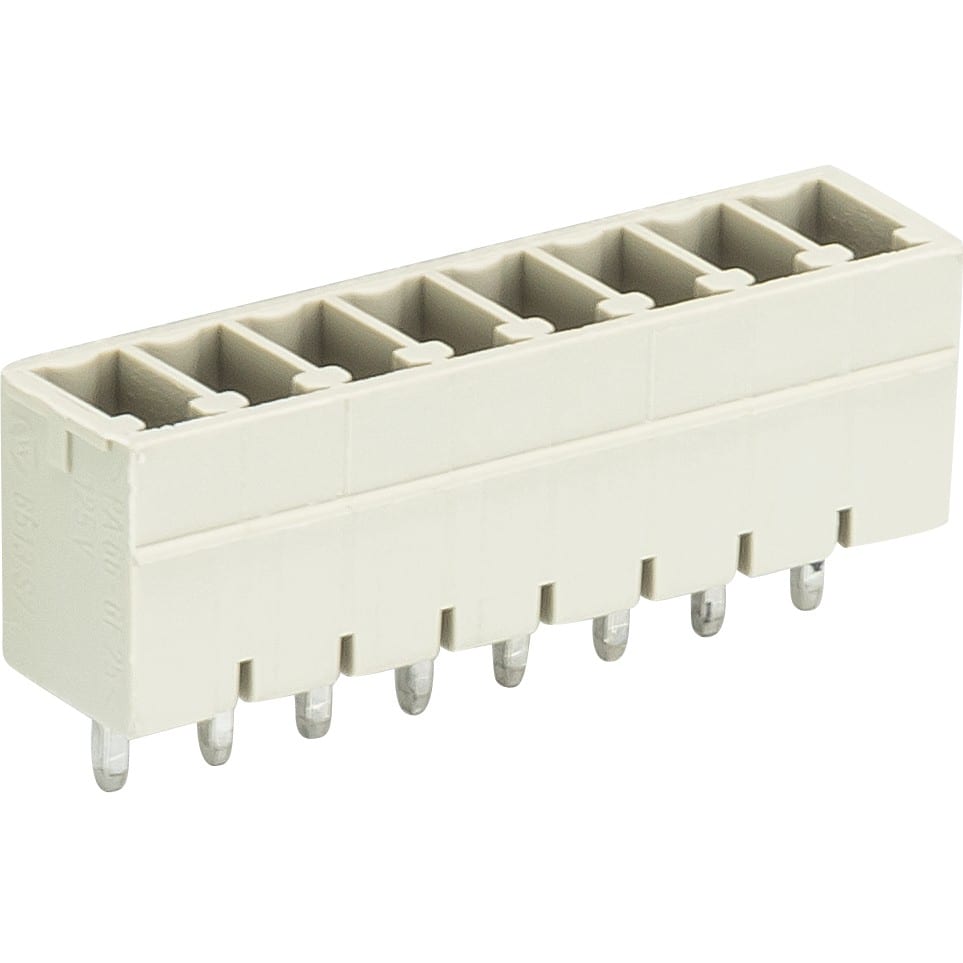 Wieland - connecteur PCB mâle droit 15 pôles séries 8513 s pas de 3,50mm sans marquage