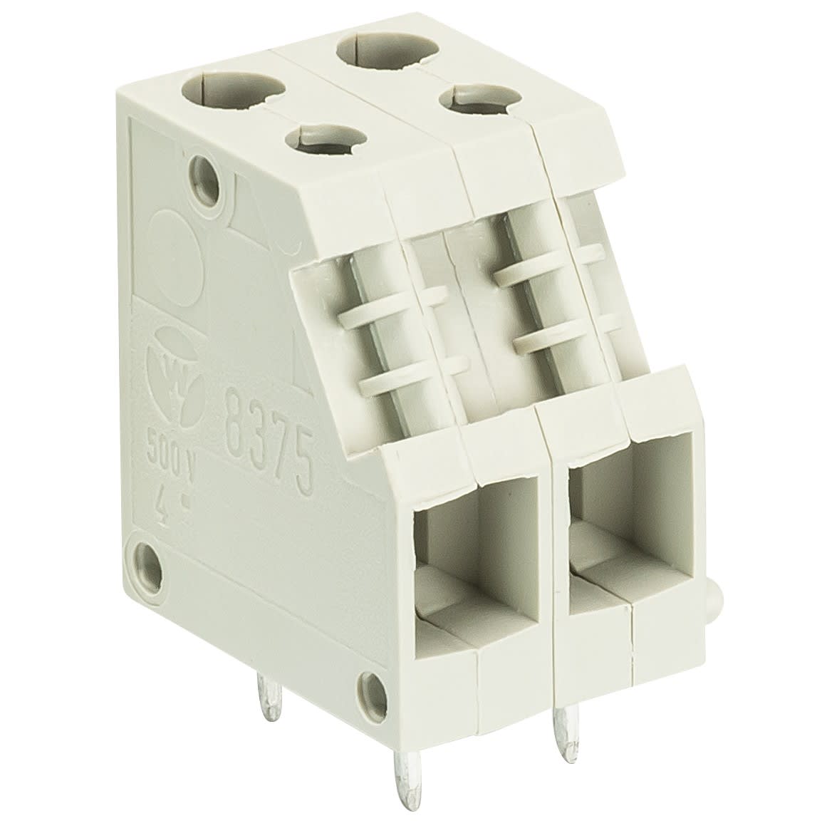 Wieland - connecteur PCB 2 pôles séries 8375 pas de 7,50mm sans marquage
