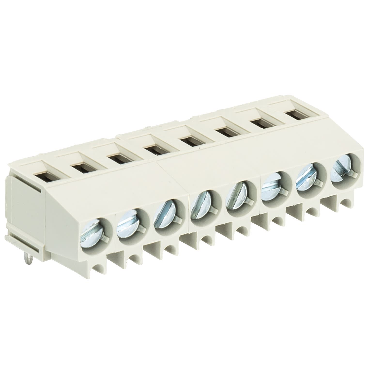 Wieland - connecteur PCB 4 pôles séries 8291 sortie verticale pas de 5,08mm sans marquage