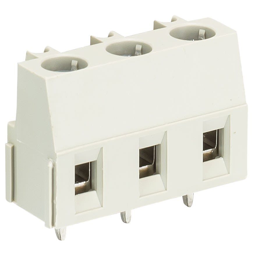 Wieland - connecteur PCB 5 pôles séries 8391 sortie horizontale pas de 7,50mm avec marquag