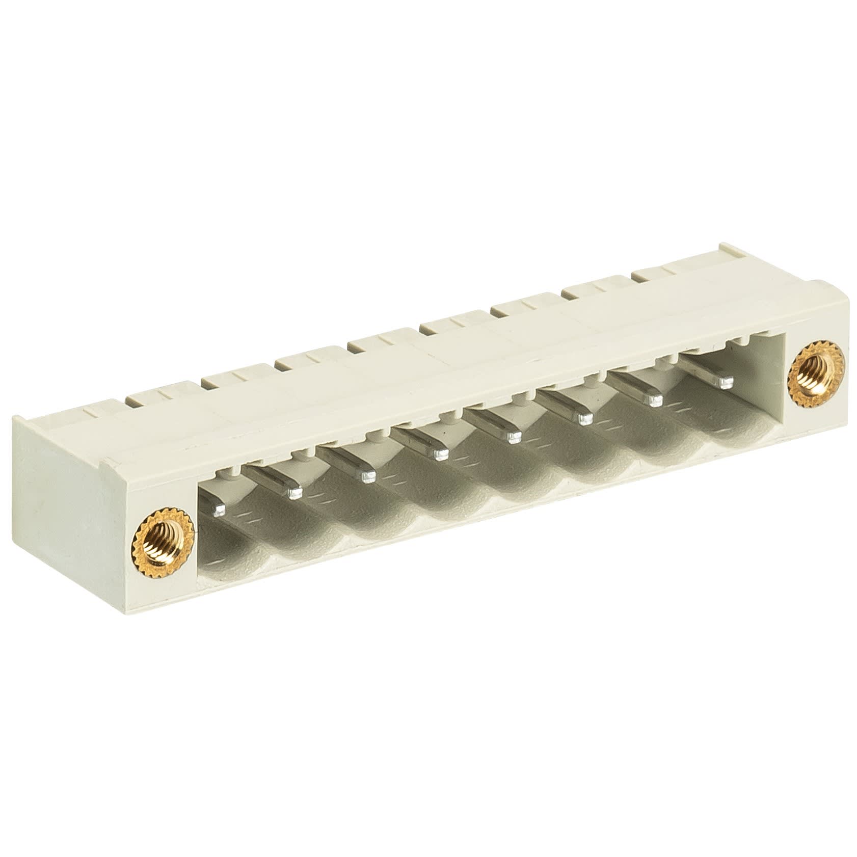Wieland - embase coudée PCB fermée 17 pôles séries 8113 s pas de 5,00mm sans marquage + fl