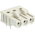 Wieland - embase droite PCB  coudé femelle 17 pôles séries 8213 bl pas de 5,08mm sans marq