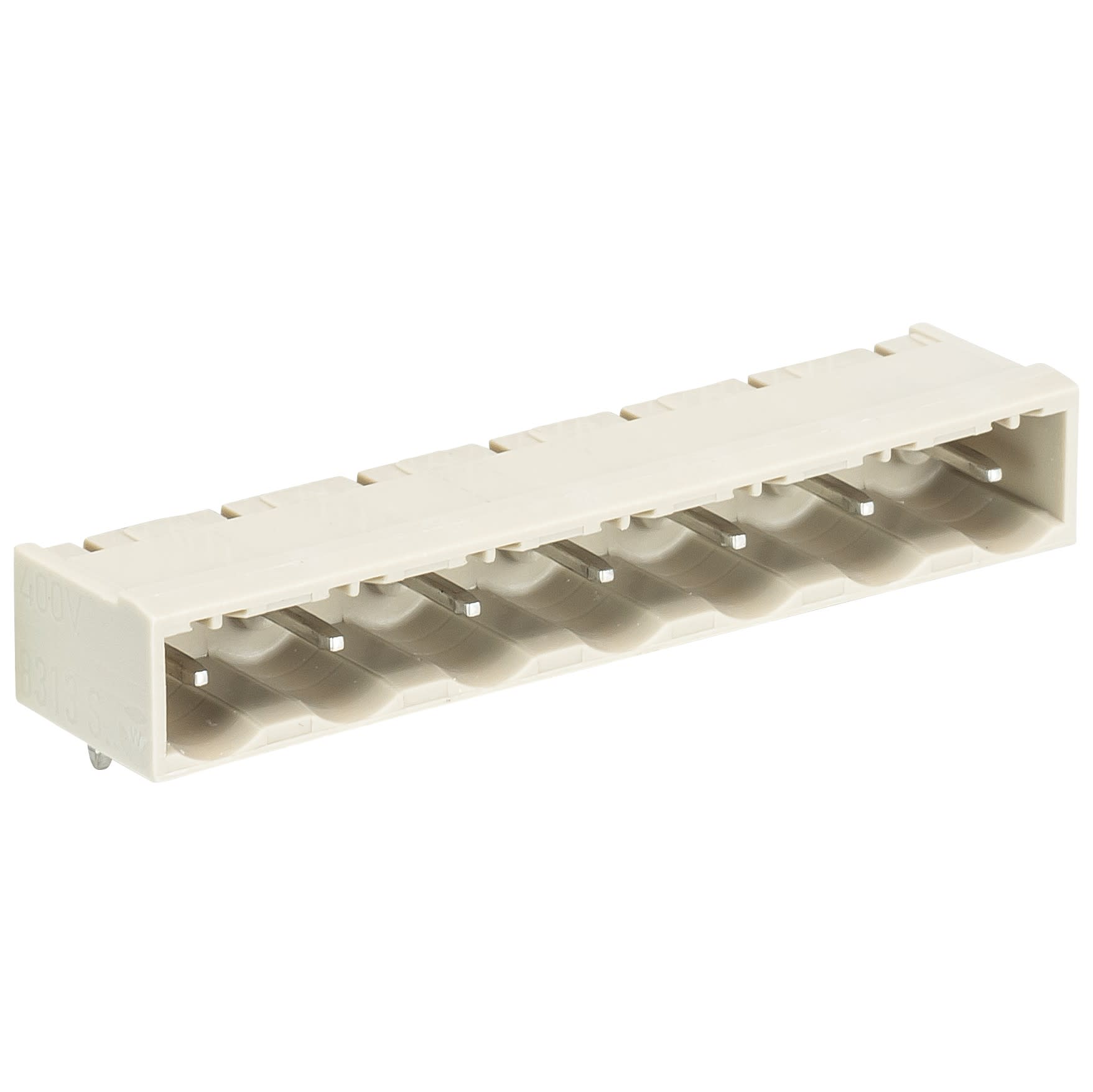 Wieland - embase coudée PCB mâle 6 pôles séries 8313 s g pas de 7,50mm sans marquage