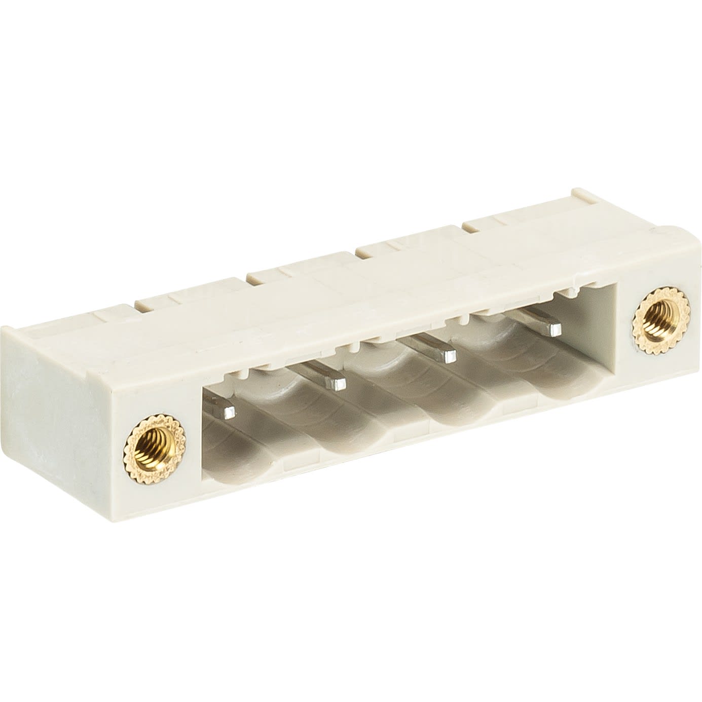 Wieland - embase PCB mâle coudé 11 pôles pas 7,50mm avec trou de fixation sans marquage sé