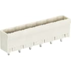Wieland - embase PCB mâle droit 4 pôles pas 7,62mm sans marquage séries 8413 s g